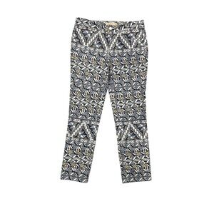 Tory Burch | Riviera Blue Acoma Cropped Skinny Casual Denim Jeans 29 Coastalcore